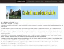 Tablet Screenshot of castelfrancoveneto.info